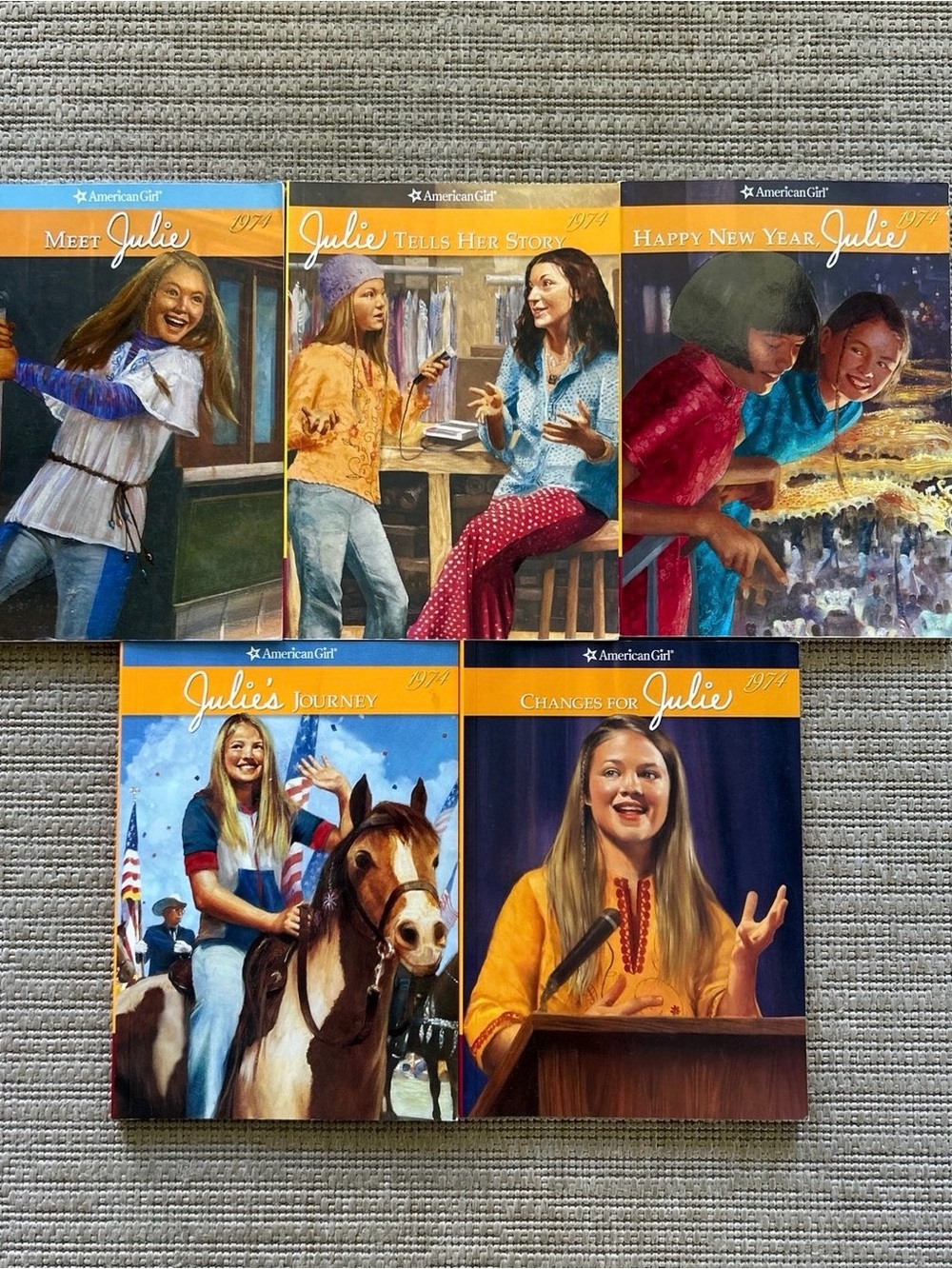 American Girl Julie Book Set